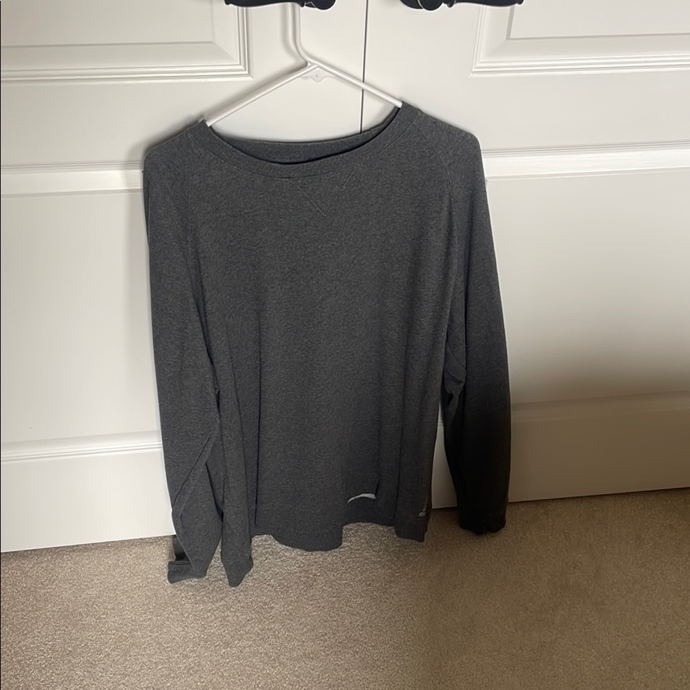 Dark Gray Long Sleeve Top